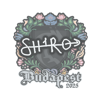 Sticker | sh1ro | Budapest 2025 CS2 skin