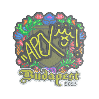 Sticker | apEX (Embroidered) | Budapest 2025 CS2 skin