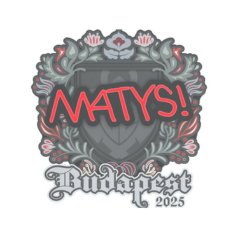 Sticker | MATYS | Budapest 2025 CS2 skin