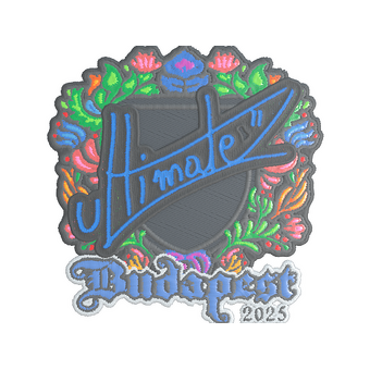 Sticker | ultimate (Embroidered) | Budapest 2025 CS2 skin