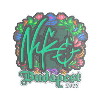 Sticker | NiKo (Embroidered) | Budapest 2025 CS2 skin