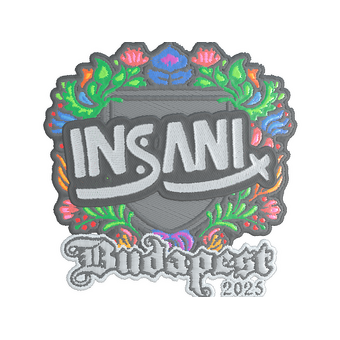 Sticker | insani (Embroidered) | Budapest 2025 CS2 skin