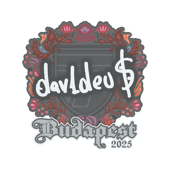 Sticker | dav1deuS | Budapest 2025 CS2 skin