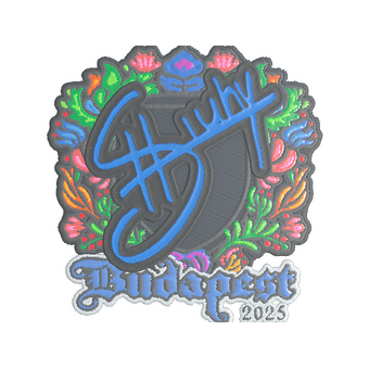 Sticker | siuhy (Embroidered) | Budapest 2025 CS2 skin