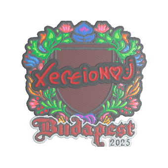 Sticker | xertioN (Embroidered) | Budapest 2025 CS2 skin