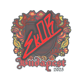 Sticker | sk0R | Budapest 2025 CS2 skin