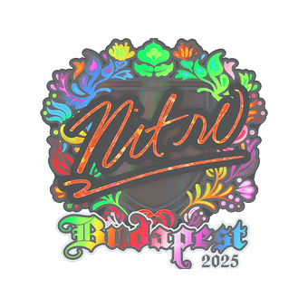 Sticker | nitr0 (Holo) | Budapest 2025 CS2 skin