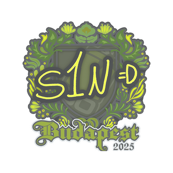 Sticker | s1n | Budapest 2025 CS2 skin