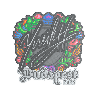 Sticker | yuurih (Embroidered) | Budapest 2025 CS2 skin