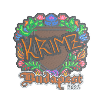 Sticker | KRIMZ (Embroidered) | Budapest 2025 CS2 skin