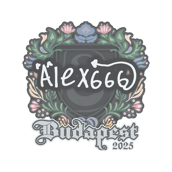Sticker | alex666 | Budapest 2025 CS2 skin