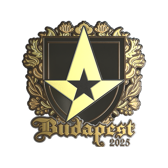 Sticker | Astralis (Gold) | Budapest 2025 CS2 skin