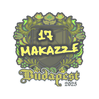 Sticker | makazze | Budapest 2025 CS2 skin
