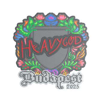 Sticker | Heavygod (Embroidered) | Budapest 2025 CS2 skin
