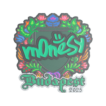 Sticker | m0NESY (Embroidered) | Budapest 2025 CS2 skin
