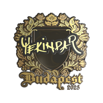 Sticker | YEKINDAR (Gold) | Budapest 2025 CS2 skin