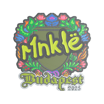 Sticker | r1nkle (Embroidered) | Budapest 2025 CS2 skin