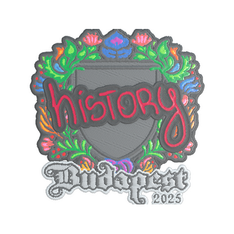 Sticker | History (Embroidered) | Budapest 2025 CS2 skin