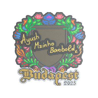 Sticker | mzinho (Embroidered) | Budapest 2025 CS2 skin