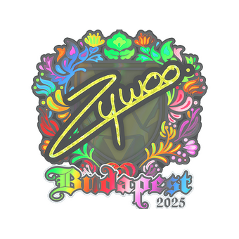 Sticker | ZywOo (Holo) | Budapest 2025 CS2 skin