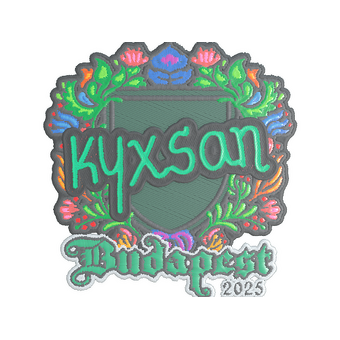 Sticker | kyxsan (Embroidered) | Budapest 2025 CS2 skin
