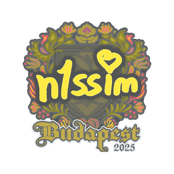 Sticker | n1ssim | Budapest 2025 CS2 skin