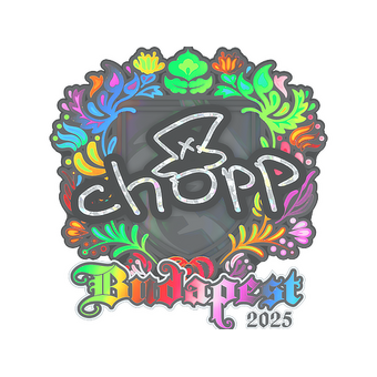 Sticker | chopper (Holo) | Budapest 2025 CS2 skin