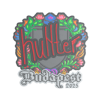 Sticker | huNter- (Embroidered) | Budapest 2025 CS2 skin