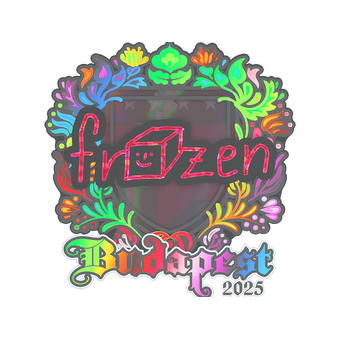 Sticker | frozen (Holo) | Budapest 2025 CS2 skin