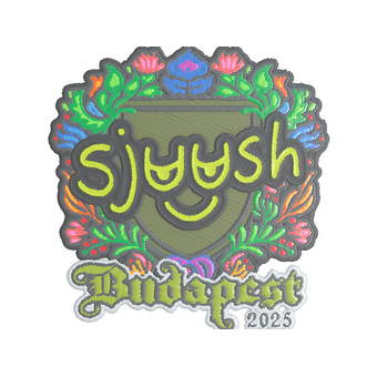 Sticker | sjuush (Embroidered) | Budapest 2025 CS2 skin