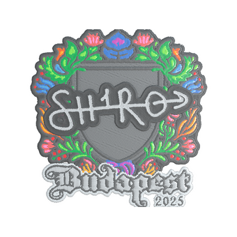Sticker | sh1ro (Embroidered) | Budapest 2025 CS2 skin