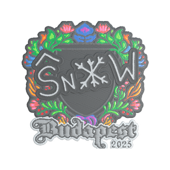 Sticker | snow (Embroidered) | Budapest 2025 CS2 skin