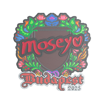 Sticker | Moseyuh (Embroidered) | Budapest 2025 CS2 skin