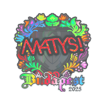 Sticker | MATYS (Holo) | Budapest 2025 CS2 skin
