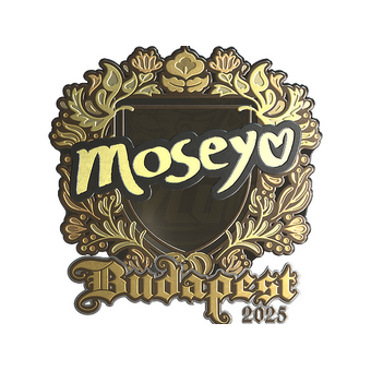 Sticker | Moseyuh (Gold) | Budapest 2025 CS2 skin