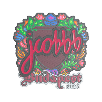 Sticker | jcobbb (Embroidered) | Budapest 2025 CS2 skin