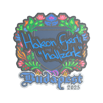 Sticker | hallzerk (Embroidered) | Budapest 2025 CS2 skin