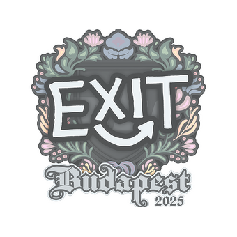 Sticker | exit | Budapest 2025 CS2 skin