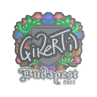 Sticker | qikert (Embroidered) | Budapest 2025 CS2 skin