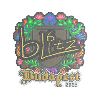 Sticker | bLitz (Embroidered) | Budapest 2025 CS2 skin