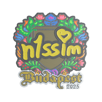 Sticker | n1ssim (Embroidered) | Budapest 2025 CS2 skin