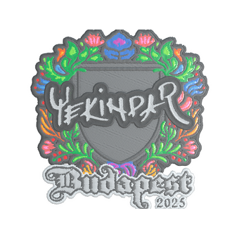 Sticker | YEKINDAR (Embroidered) | Budapest 2025 CS2 skin