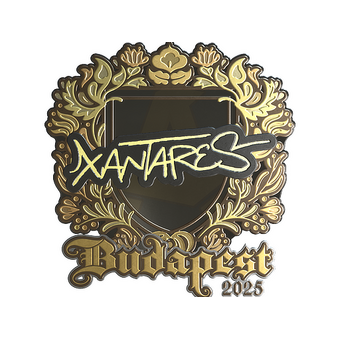 Sticker | XANTARES (Gold) | Budapest 2025 CS2 skin