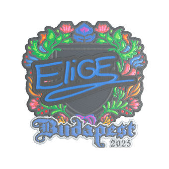 Sticker | EliGE (Embroidered) | Budapest 2025 CS2 skin