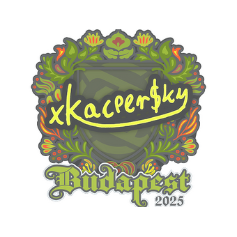Sticker | xKacpersky | Budapest 2025 CS2 skin