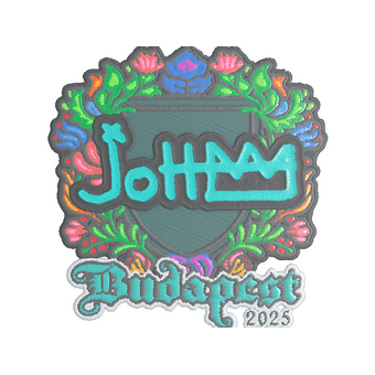 Sticker | jottAAA (Embroidered) | Budapest 2025 CS2 skin