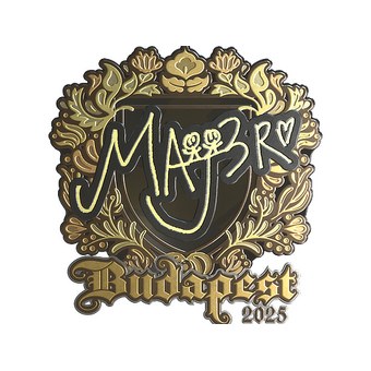Sticker | MAJ3R (Gold) | Budapest 2025 CS2 skin