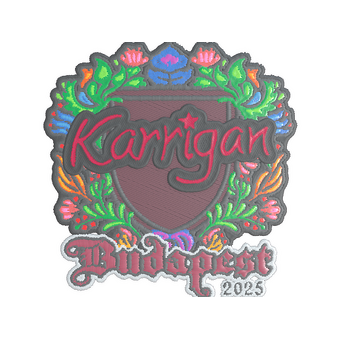 Sticker | karrigan (Embroidered) | Budapest 2025 CS2 skin