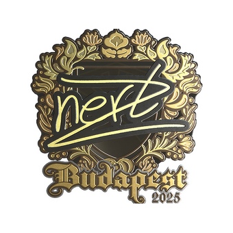 Sticker | NertZ (Gold) | Budapest 2025 CS2 skin