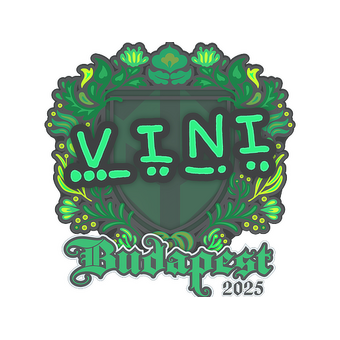 Sticker | VINI | Budapest 2025 CS2 skin
